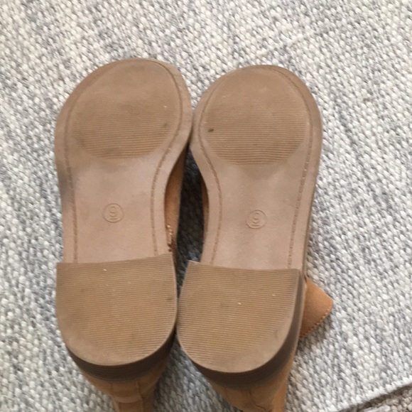 Universal Thread Tan Suede Ankle Boots - Picture 5 of 6